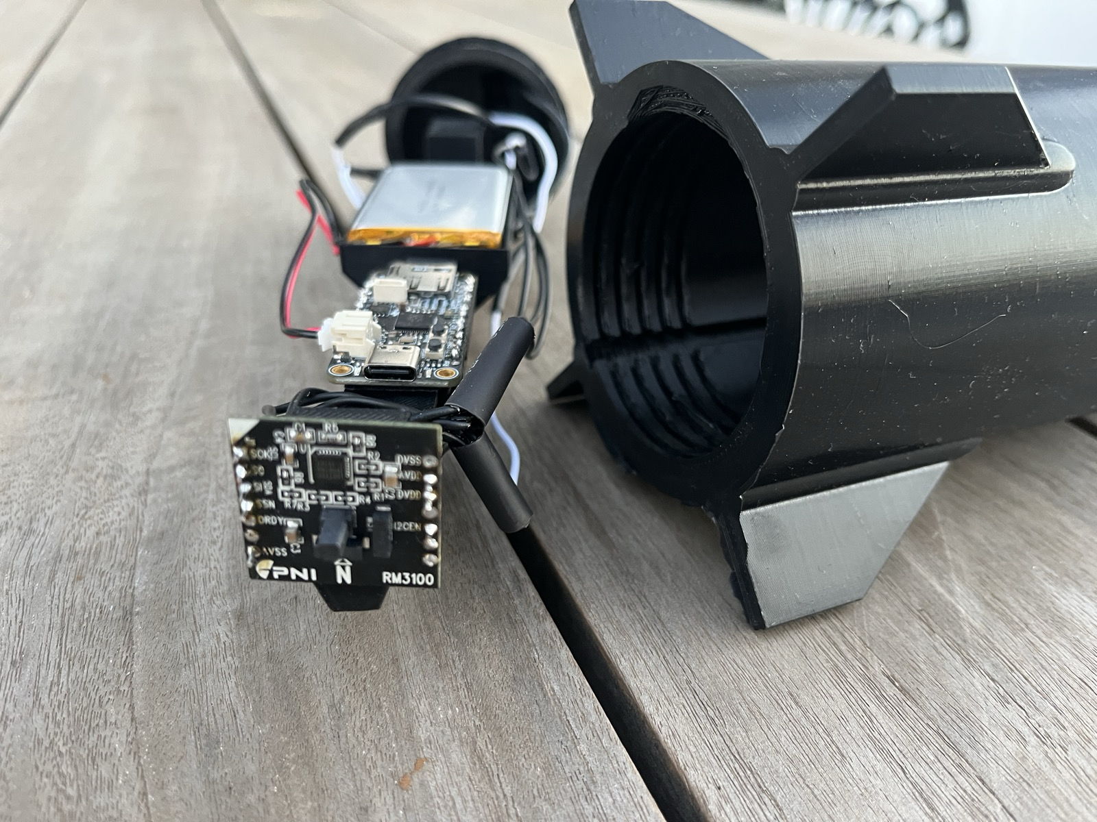 MineFish magnetometer electronics